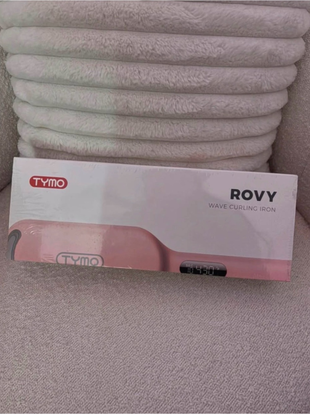 TYMO Rovy Wave Curling Iron - Pink